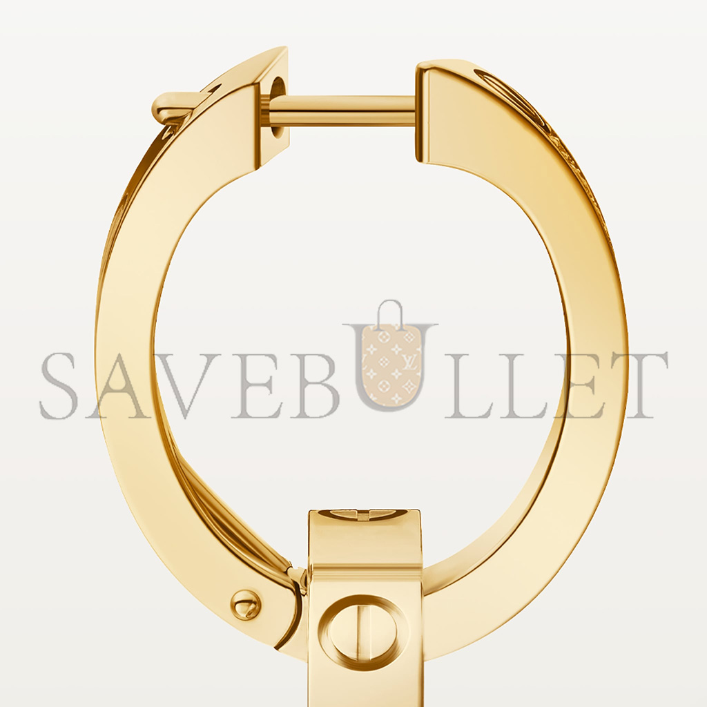 CARTIER LOVE YELLOW GOLD EARRINGS B8301499